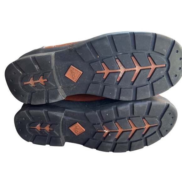 Muck Boots Men's Size 8 E Chore Farm Caramel Leather Waterproof Chelsea Boots - Picture 9 of 11